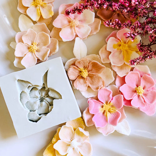 Kuki Flower And Leaves Silicone Mould