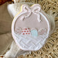 Woven Basket Of Eggs Cookie Stamp and Cutter