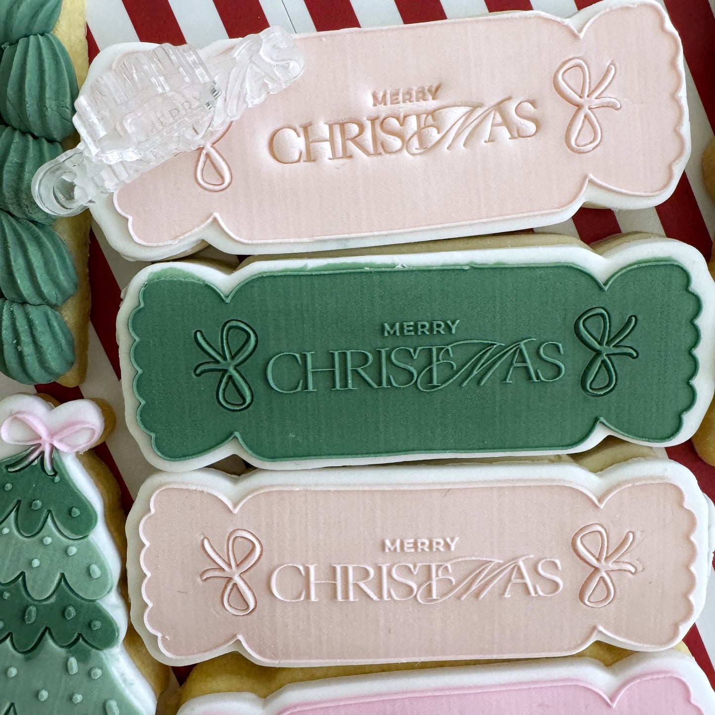 Modern Merry Christmas Impression Stamp