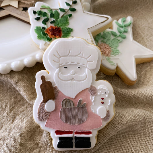 Standard Baking Santa Cookie Stamp & Cutter