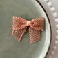 Neutral Mesh Pre tied bows (10pk)