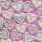 Frilled Heart Love notes Cookie Plate & Cutter