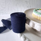 Cotton Shimmer Ribbon - Navy