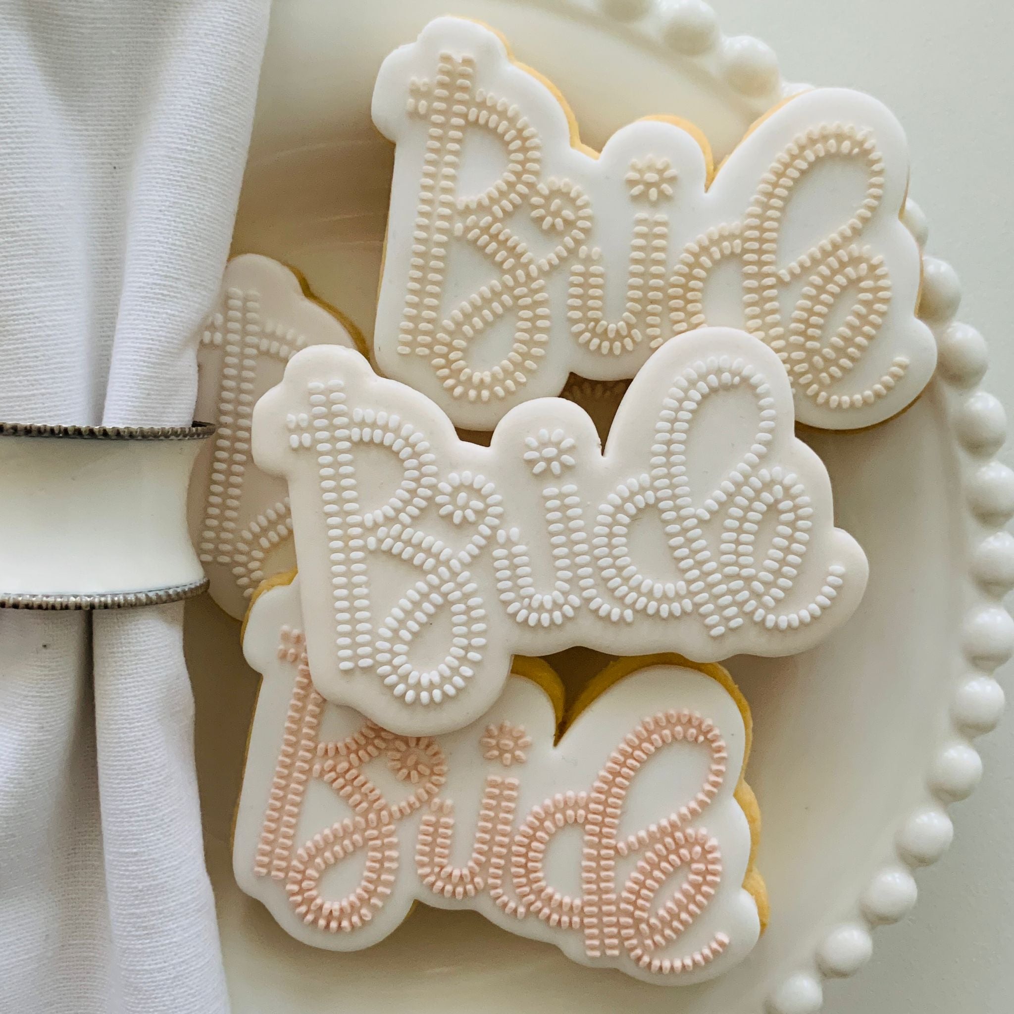 Beaded Bride Cookie Stamp & Cutter Kuki Creative