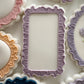 Rectangle Frilled Edge Cookie Stamp & Cutter