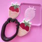 Standard Chocolate Coated Strawberry Cookie Stamp & Cutter