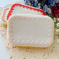 8cm Rectangle Heart Border  Cookie Stamp & Cutter