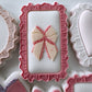 Cutout Rectangle Frilled Edge Cookie Stamp & Cutter