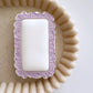 Cutout Rectangle Frilled Edge Cookie Stamp & Cutter