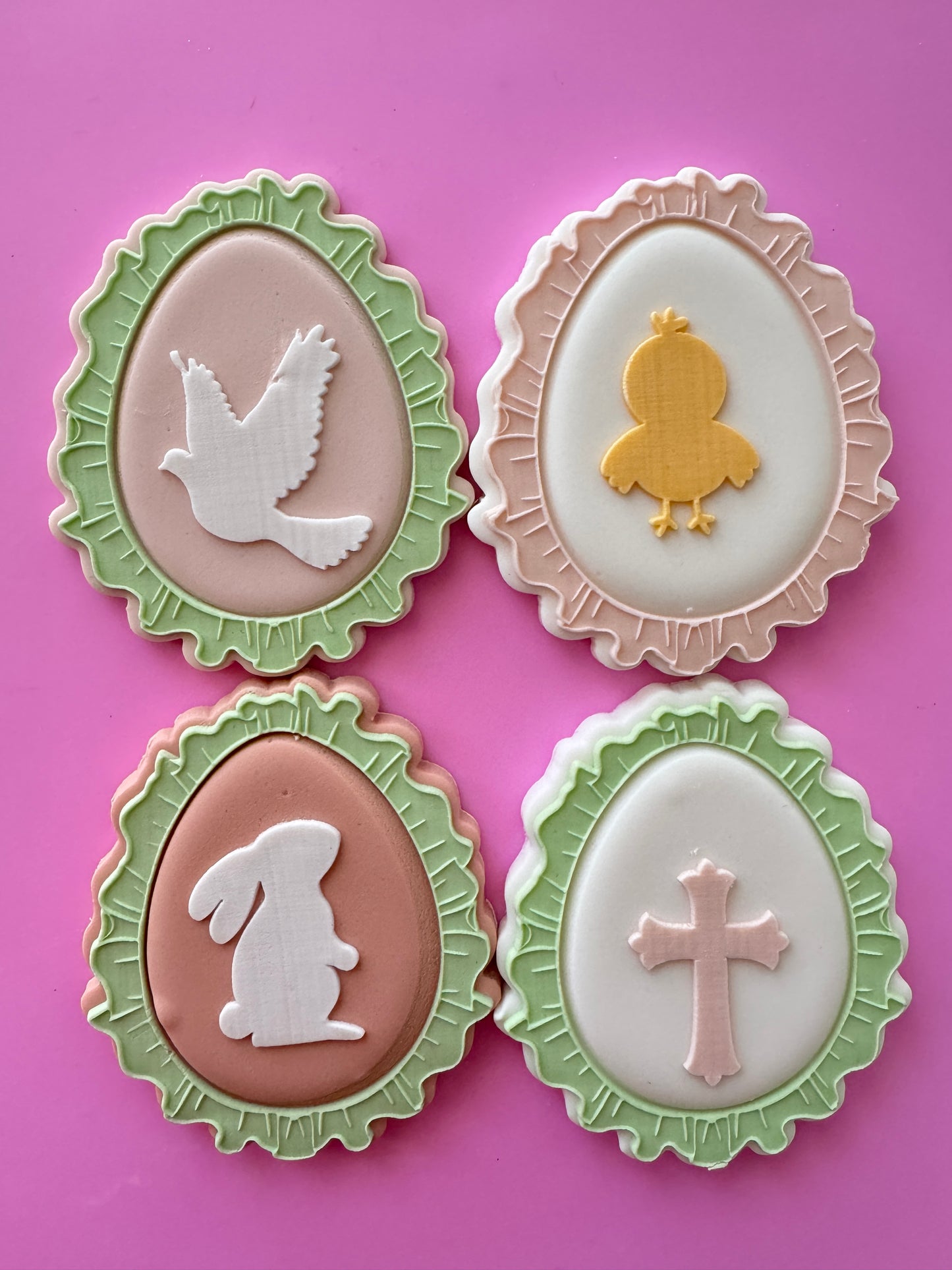 Mini Easter Silhouettes Cookie Stamp