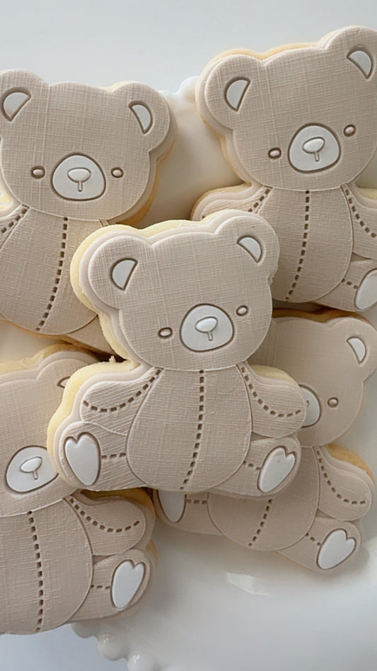 Albie Bear Cookie Stamp & Cutter