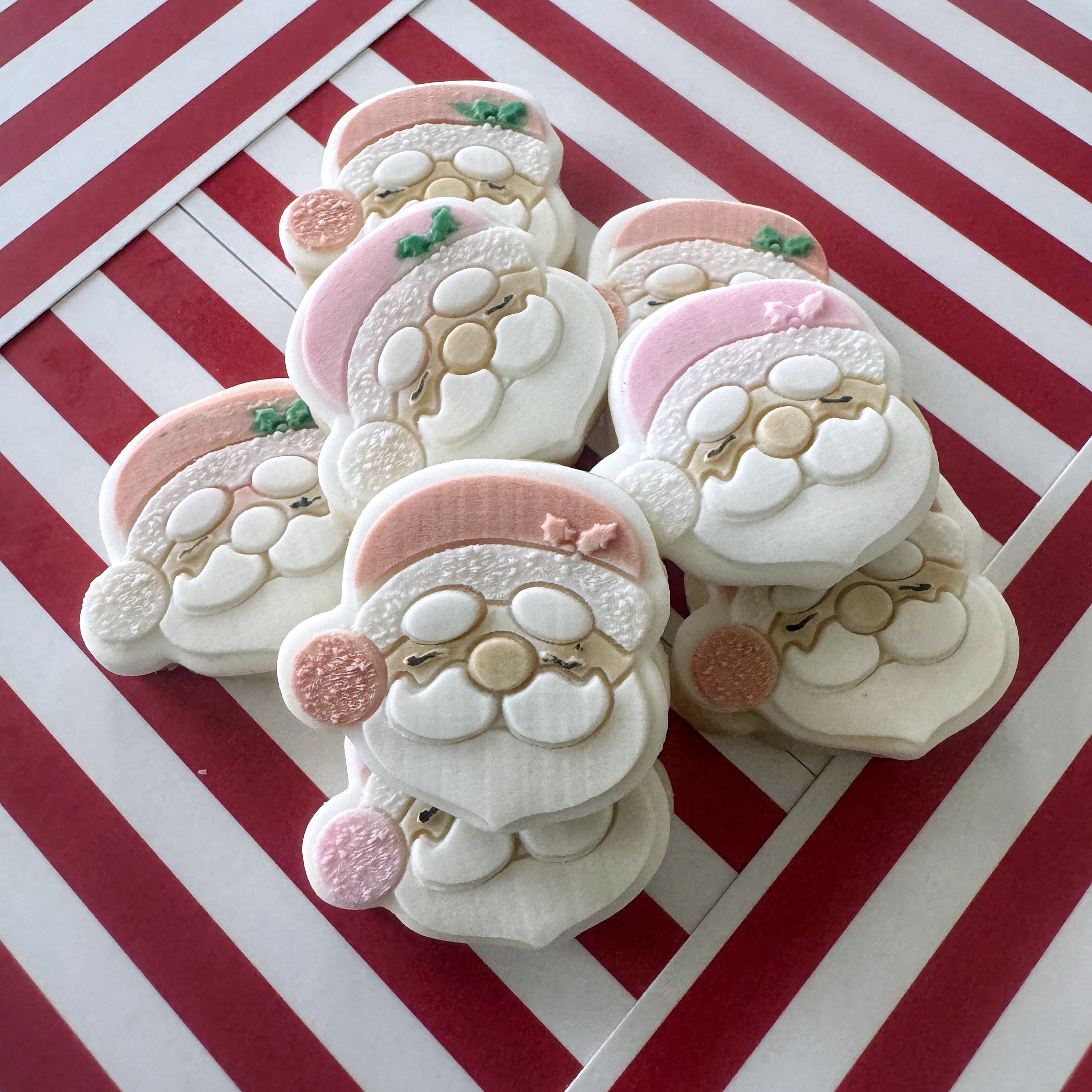 Petite Santa Cookie Stamp & Cutters – Kuki Creative Pty Ltd