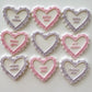 Frilled Heart Love notes Cookie Plate & Cutter