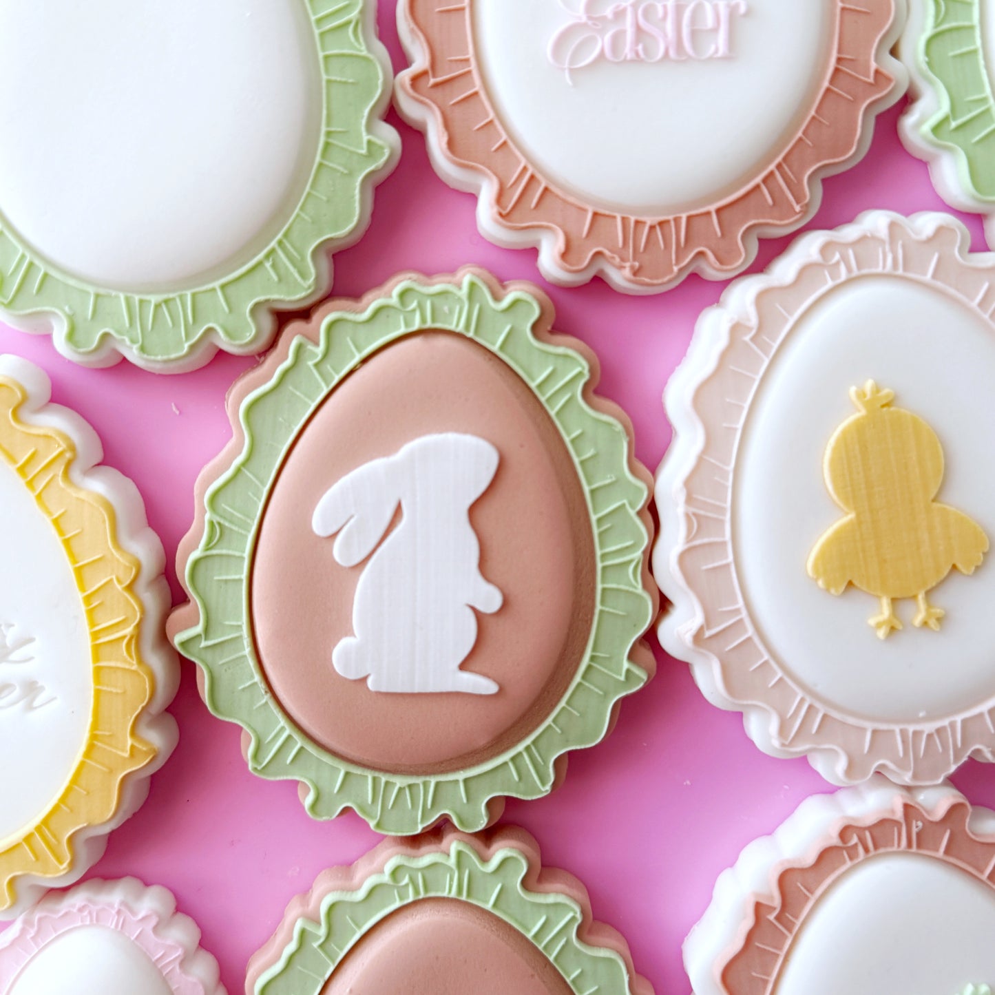 Mini Easter Silhouettes Cookie Stamp