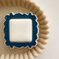 Cutout Square Frilled Edge Cookie Stamp & Cutter