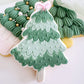 Wavy Bow Christmas Tree Cookie Stamp & Cutter