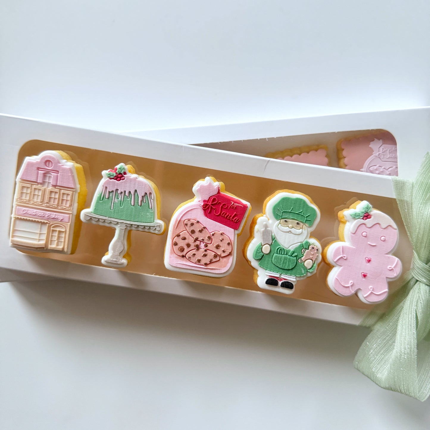 5cm Christmas Baking Mini Cookie Plate & Cutters