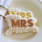 Personalised Glam Dot Future Mrs Cookie Stamp & Cutter