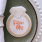 Future Mrs Beaded Diamond Ring Cookie Stamp & Cutter