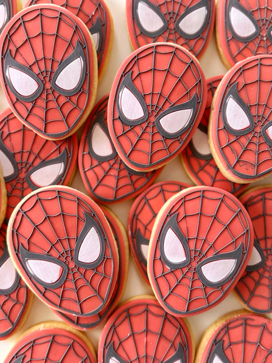 Spiderman Face Cookie Stamp & Cutter