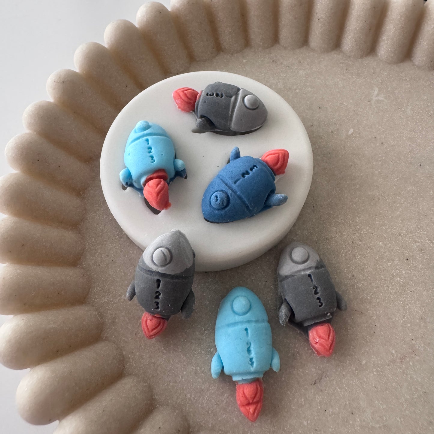 Rocket Ship Silicone Mould