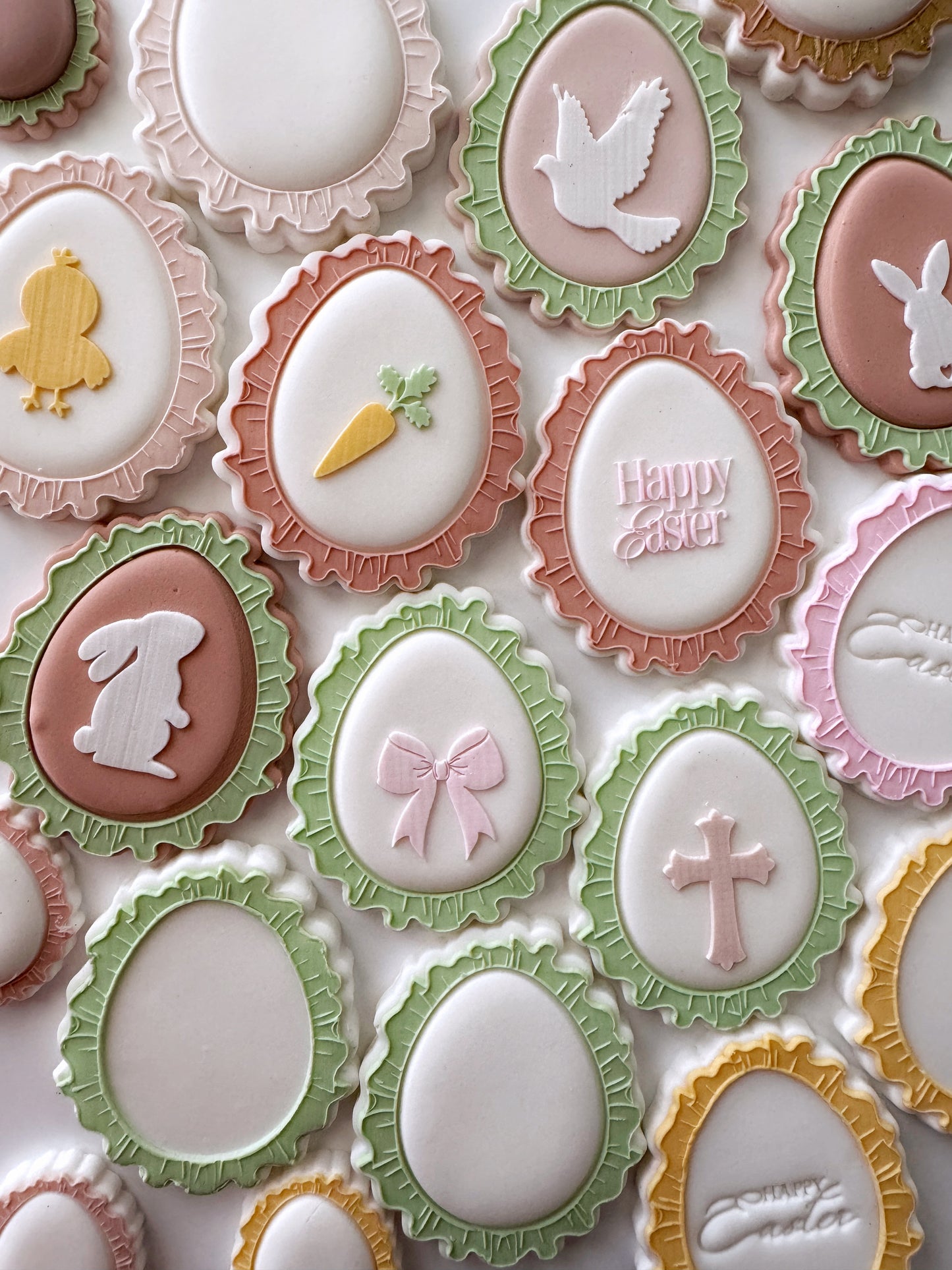 Mini Easter Silhouettes Cookie Stamp