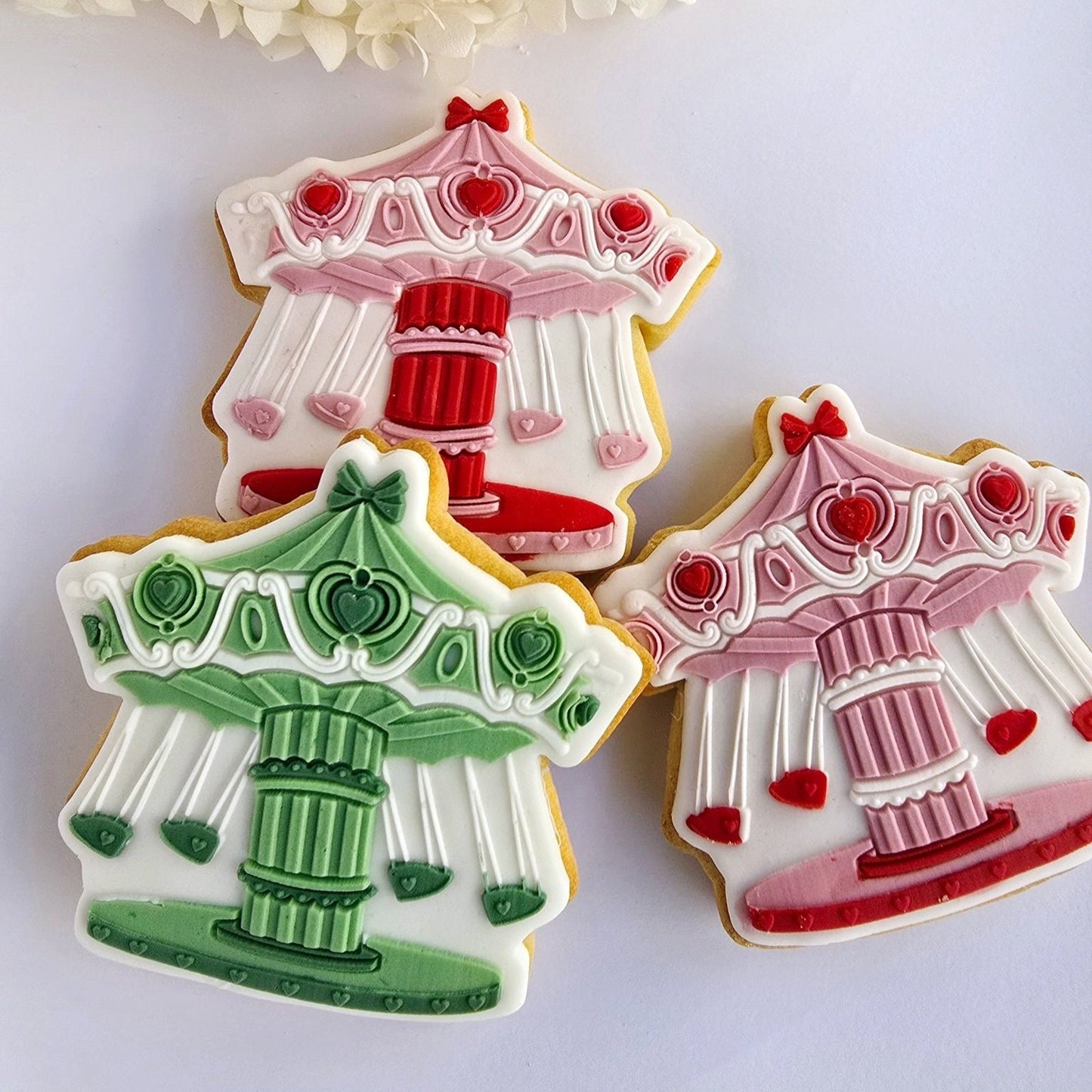 Carousel Swing Cookie Stamp & Cutter