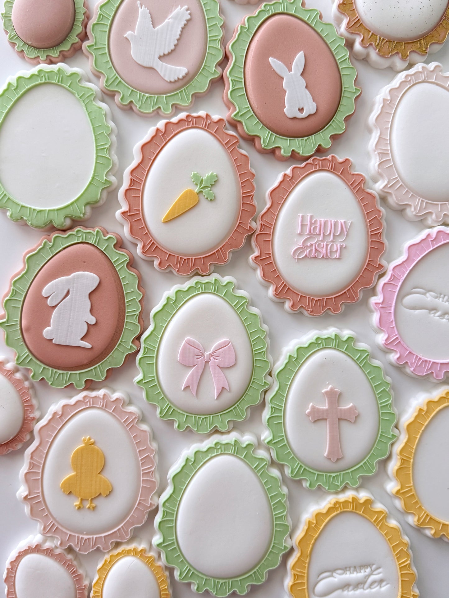 Mini Easter Silhouettes Cookie Stamp