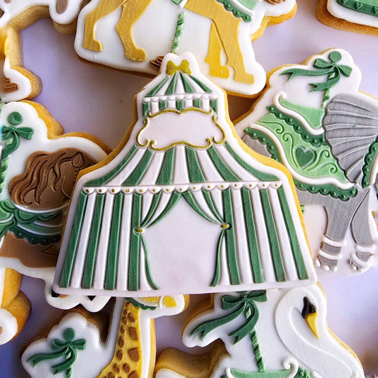 Carousel Tent Cookie Stamp & Cutter