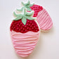 Standard Chocolate Coated Strawberry Cookie Stamp & Cutter