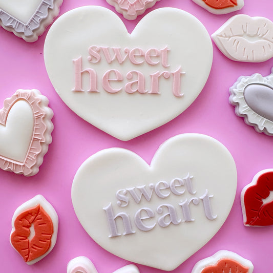 Sweet Heart Cookie Stamp