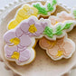 Butterfly Flower Vine Cookie Stamp & Cutter