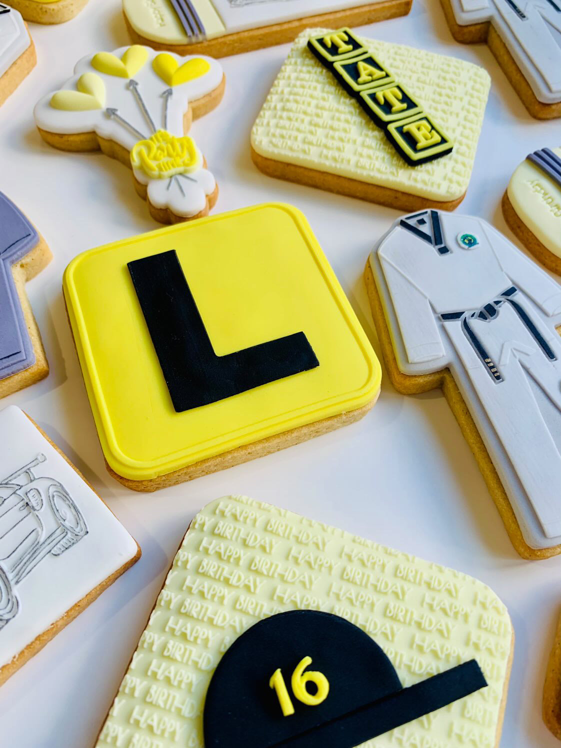 L Plate Cookie Stamp & Cutter