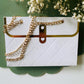 Embossed Quilted Gift Bag - White