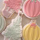 Standard Christmas Stripe Bauble Cookie Stamp & Cutter