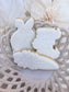 EASTER With Leaves Cookie Stamp and Cutter