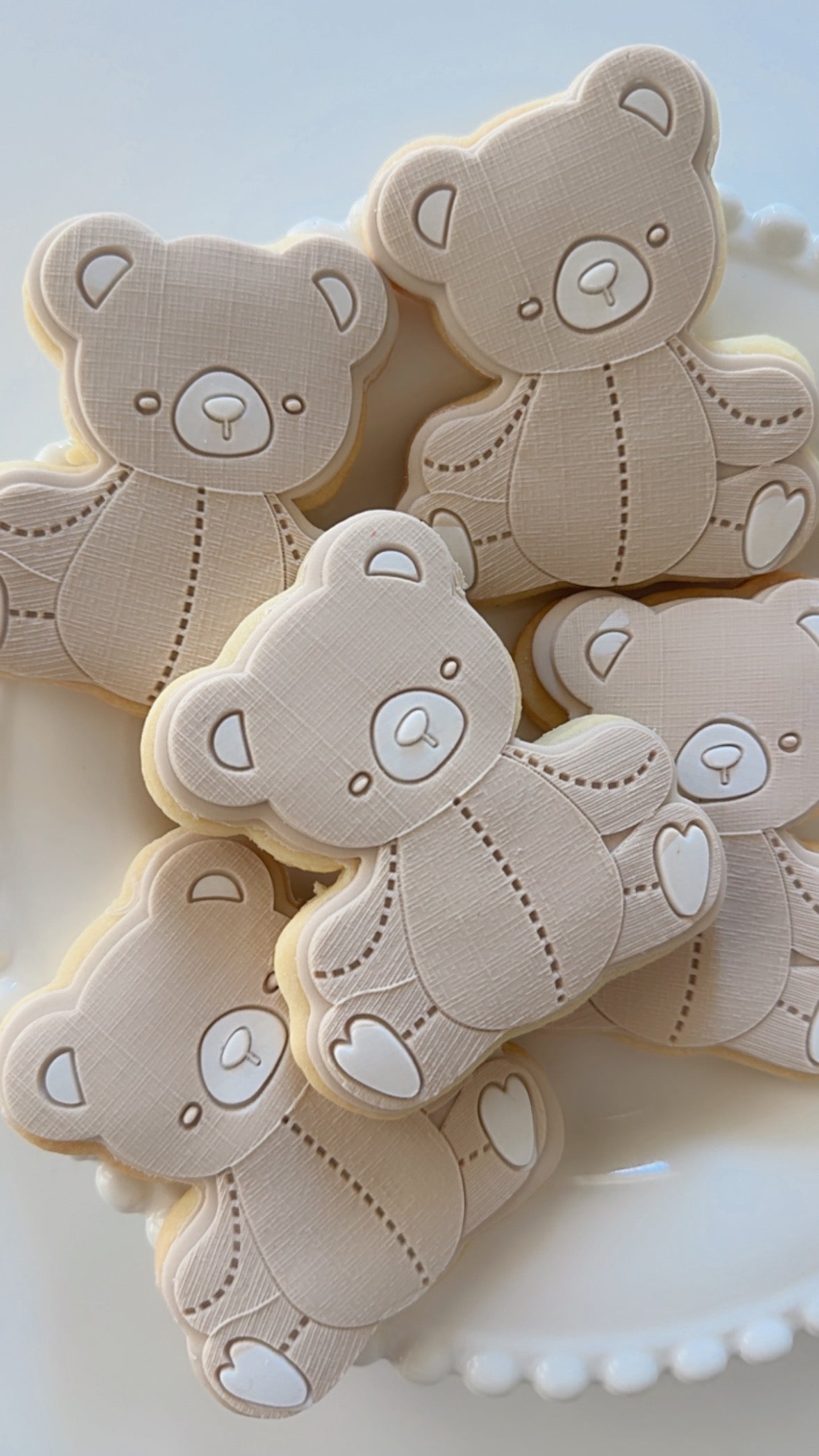 Albie Bear Cookie Stamp & Cutter