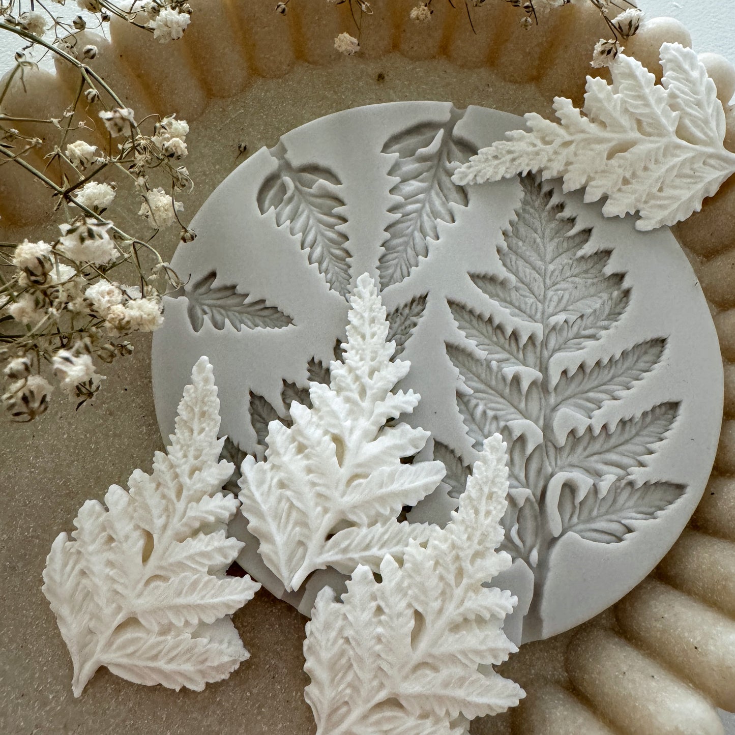 Multi Fern Leaf Silicone Mould