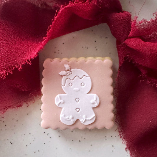 Petite Gingerbread Man Cookie Stamp & Cutter