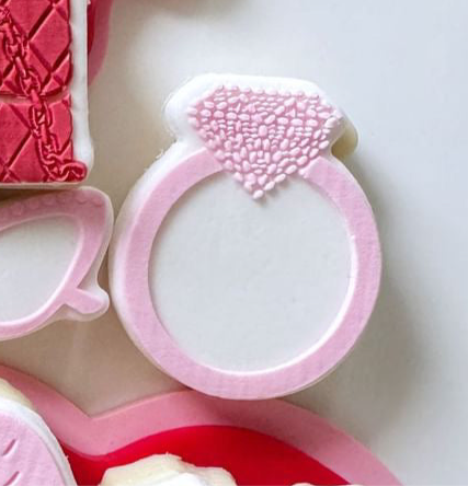 5cm Mini Beaded Ring Cookie Stamp & Cutter