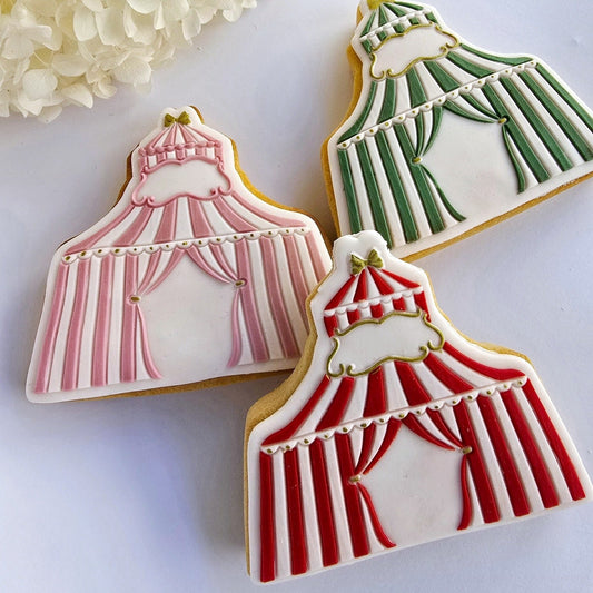 Carousel Tent Cookie Stamp & Cutter