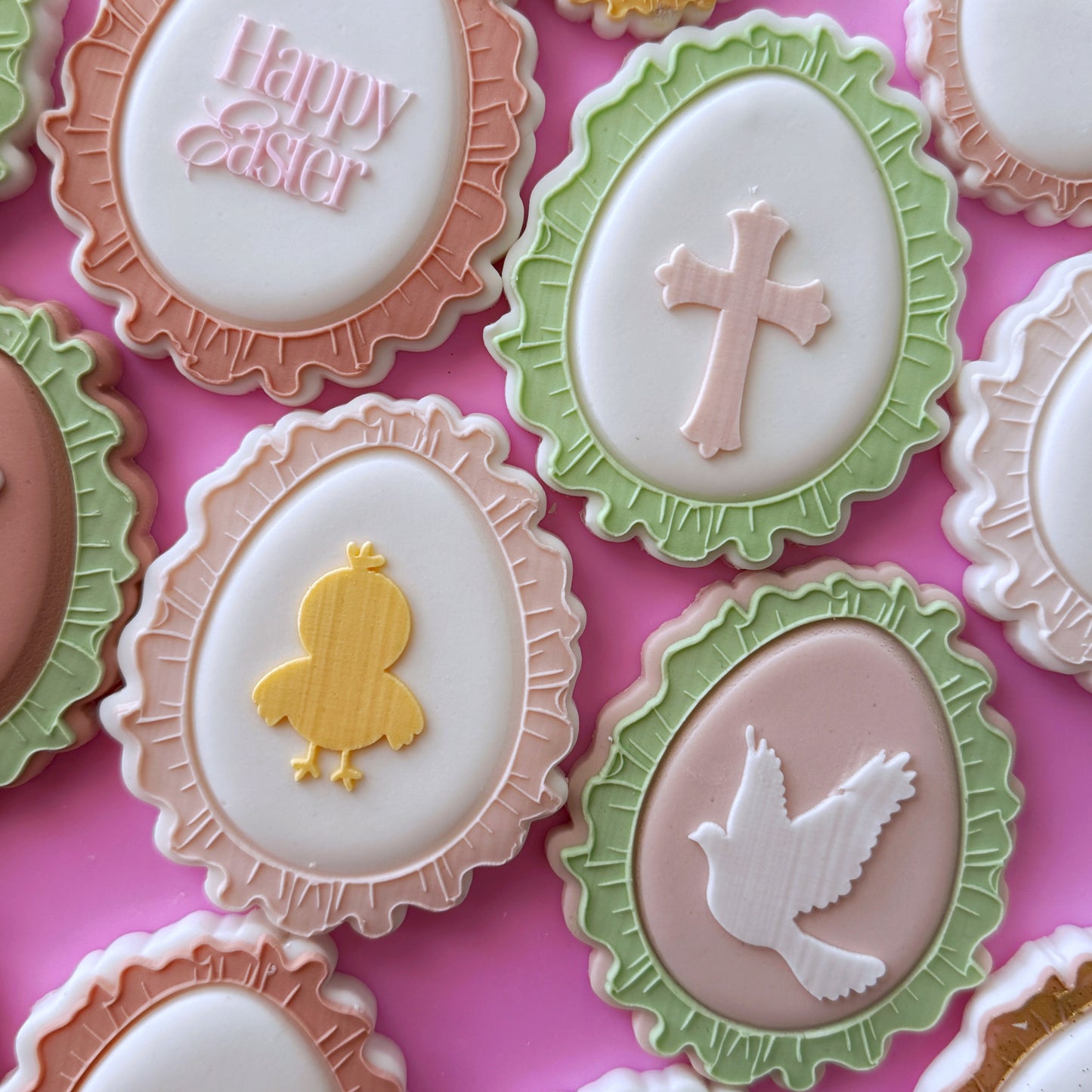 Mini Easter Silhouettes Cookie Stamp