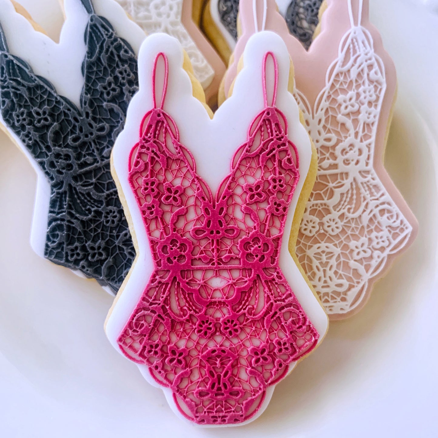 Lace Lingerie Cookie Stamp & Cutter