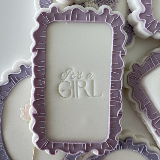It’s a Girl Impression Stamp
