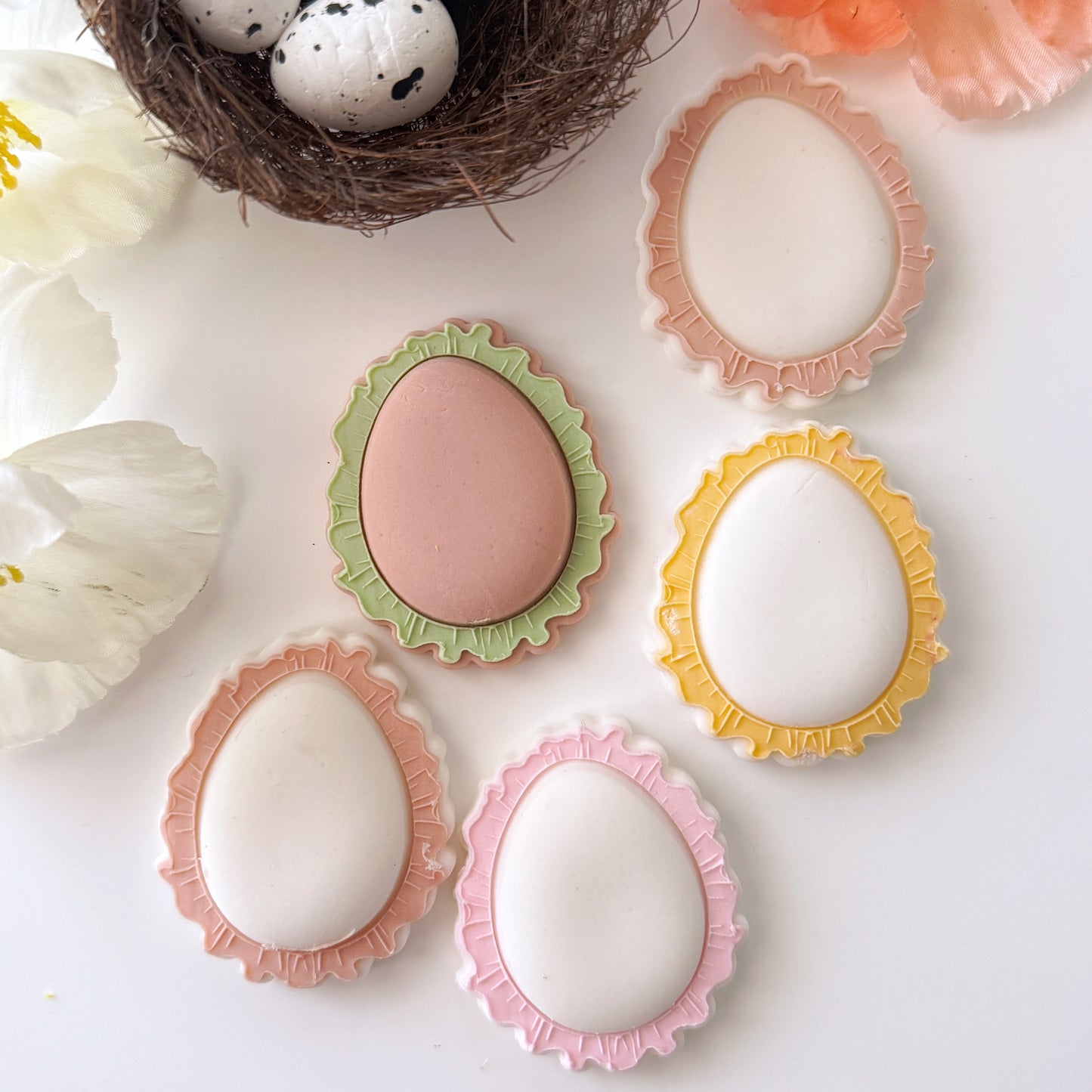 5cm Cutout Frilled Egg Cookie Stamp & Cutter