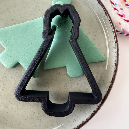 Basic Tree with Bow Cookie Cutter