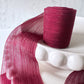 Cotton Shimmer Ribbon - Burgundy