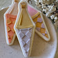 Christmas Diamond Bauble Cookie Stamp & Cutter
