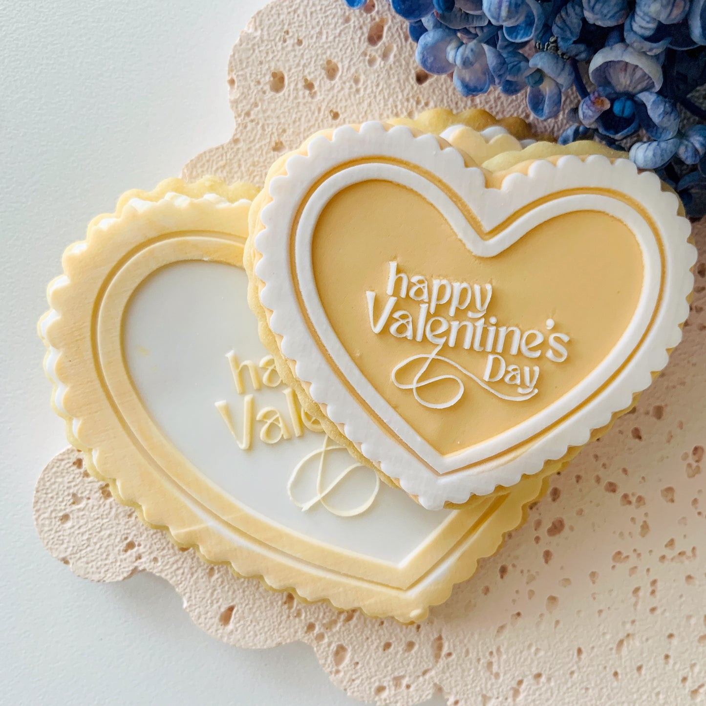 Happy Valentine’s Day Heart Cookie Stamp & Cutter