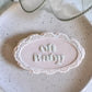 Oh Baby Lace Border Cookie Stamp & Cutter